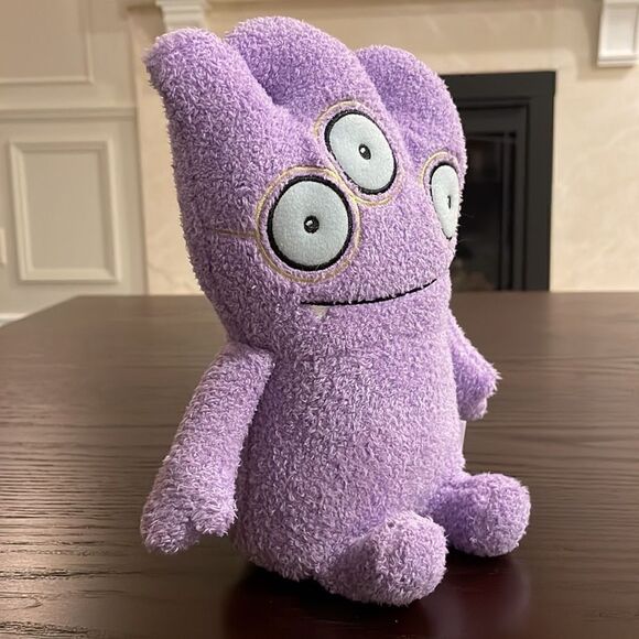 Sincerely UglyDolls Hugs and Headstands Wedgehead Stuffed Plush Toy Purple 8.5” - Picture 2 of 7